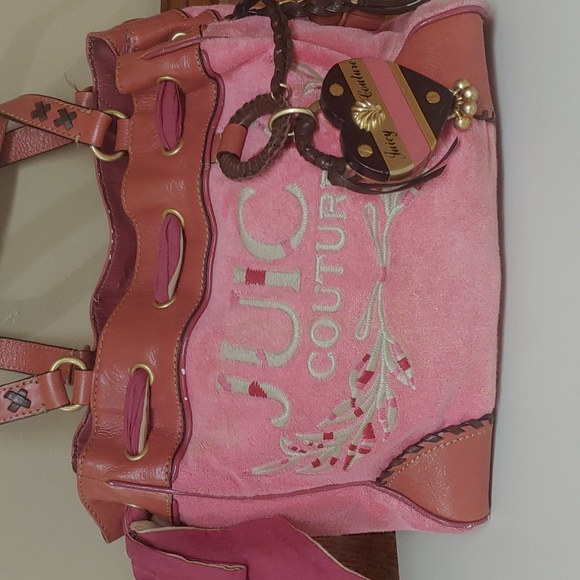 Juicy Couture y2k Vintage Pink Daydreamer Shoulder Bag - Picture 3 of 16